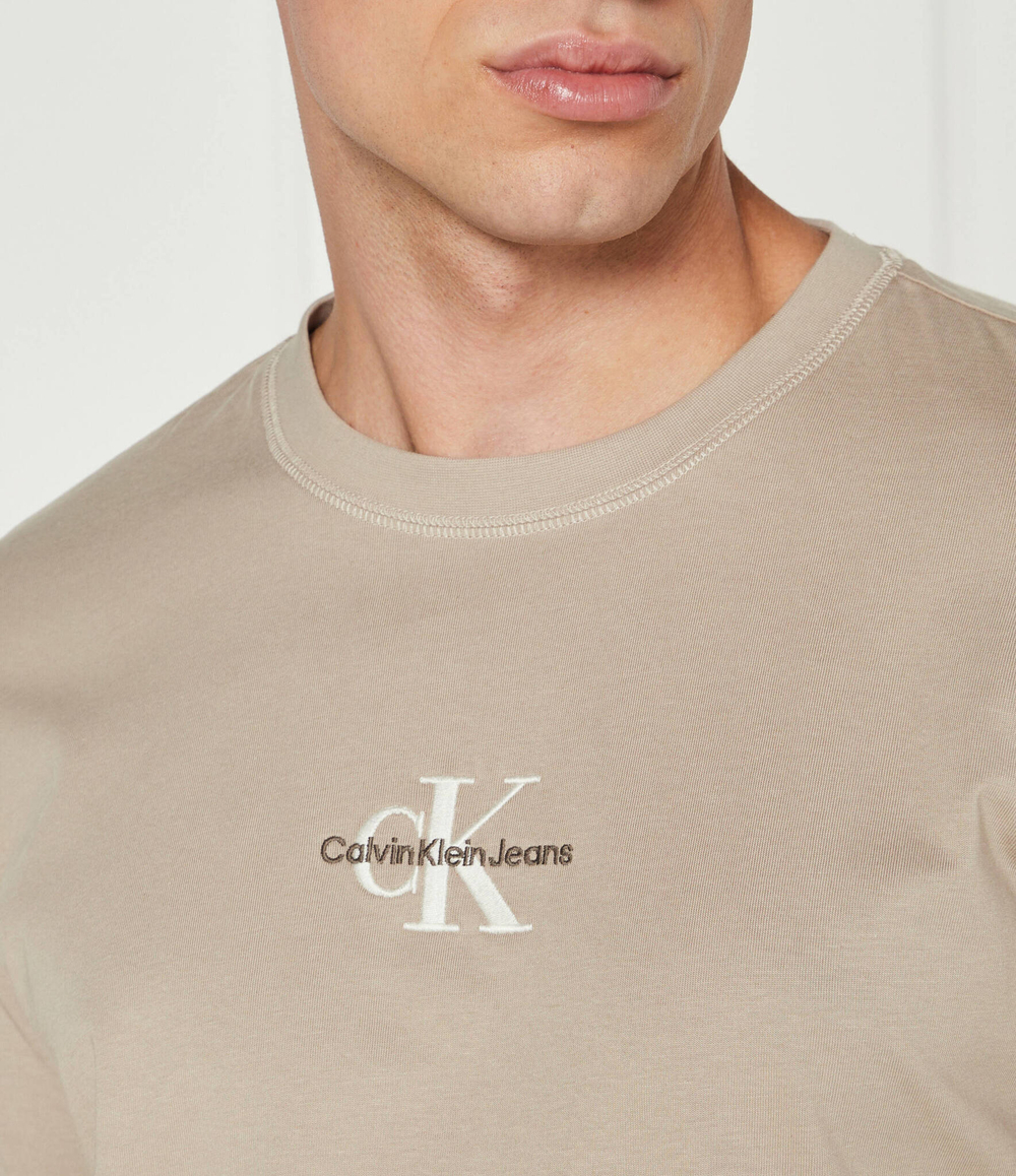 Футболка CALVIN KLEIN JEANS - бежевый(J30J325649)