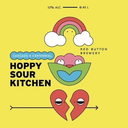 Пиво Рэд Баттон Хоппи Саур Китчен Супер Каскад / Red Button Hoppy Sour Kitchen Super Cascad 20л - кег