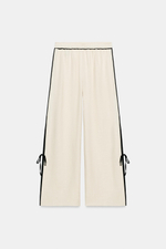 БРЮКИ ИЗ 100% ЛЬНА С ОКАНТОВКОЙ — ZW COLLECTION — ZARA