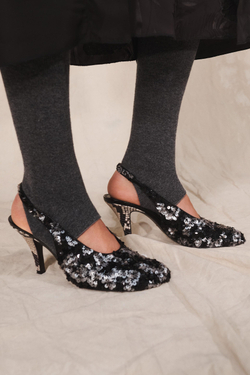 ZARA ОДНОТОННЫЕ ДЛИННЫЕ НОСКИ - LIMITED EDITION, СЕРЫЙ