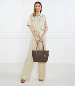 кожаная сумка-шопер jet set item Michael Kors - коричневый(30S0GTTT1B)