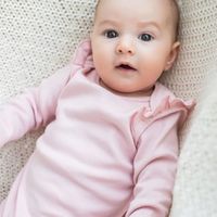 Боди с длинным рукавом и рюшей "Роза" 0+