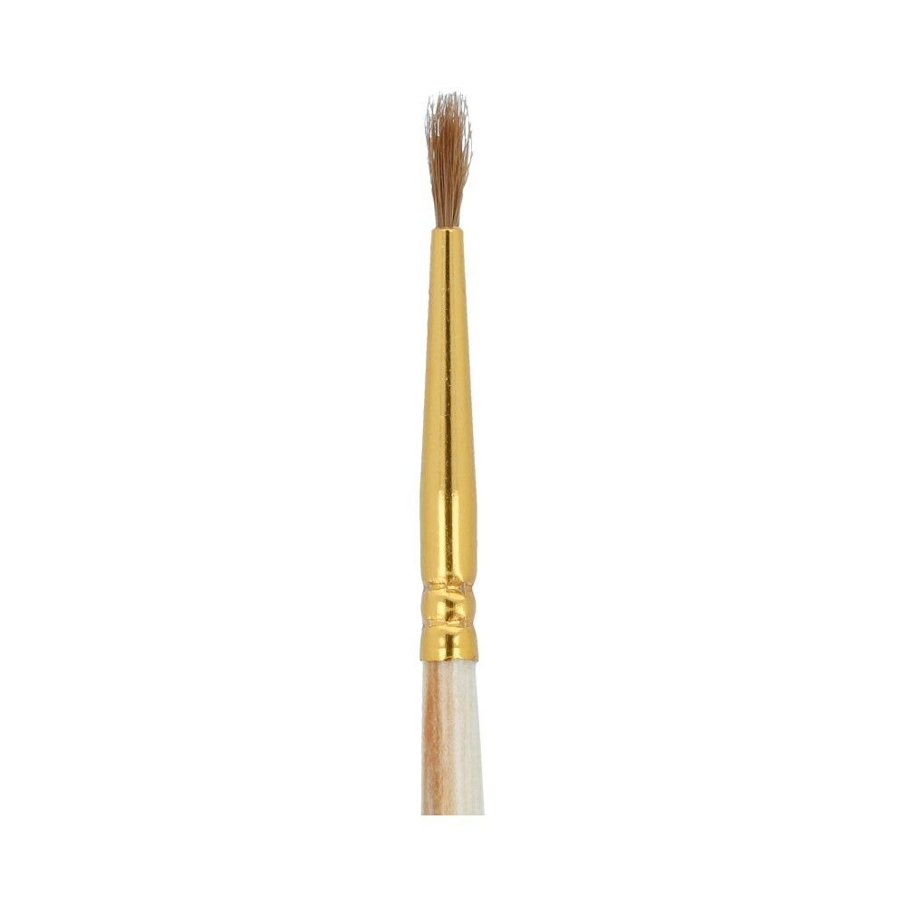 Кисть колонок круглая №02, 5 шт, короткая ручка, Mr.Painter KOR 431-02
