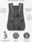 Çanta \ Bag \ RU-338-3 Рюкзак (/3 серый - желтый)