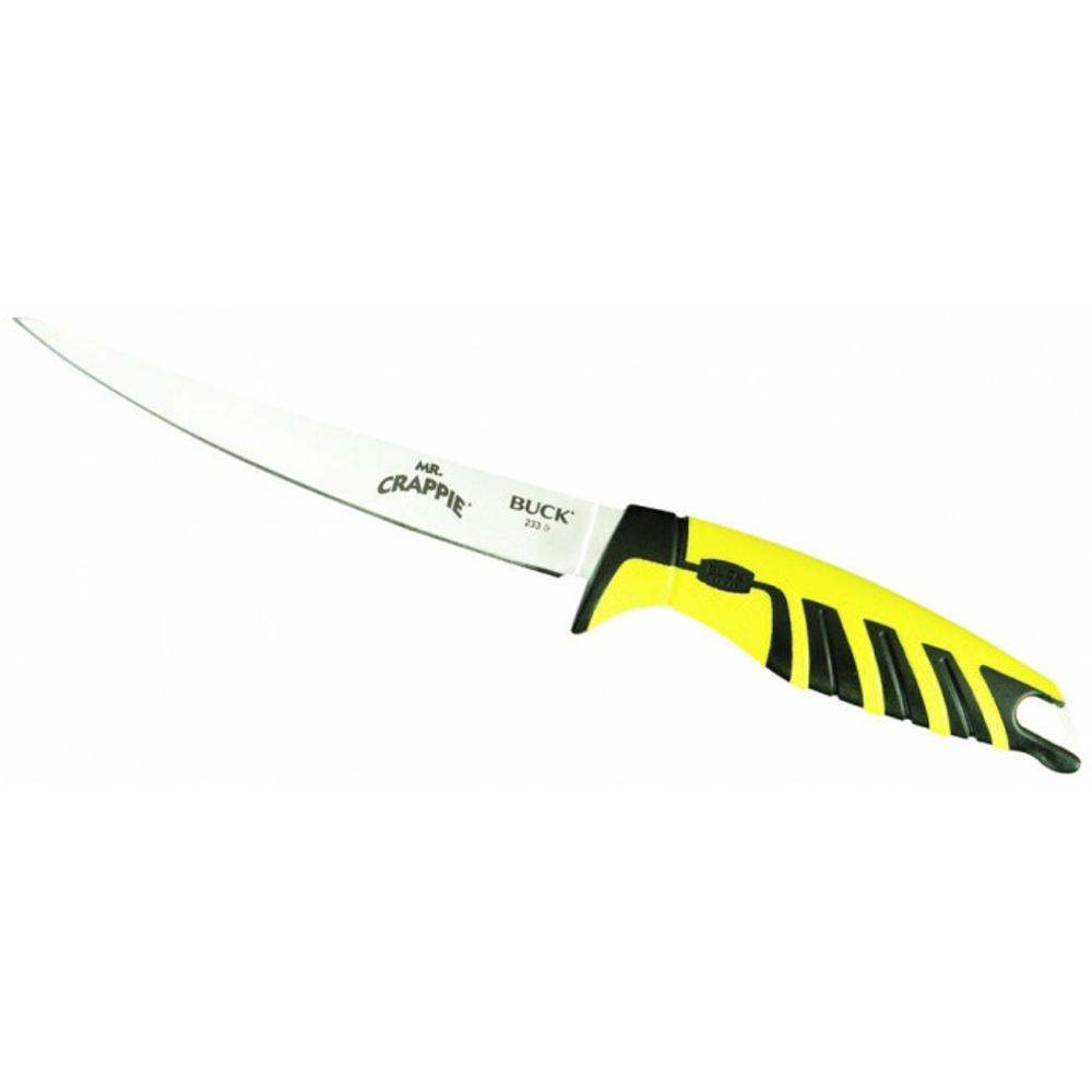 Нож BUCK 0233YWS Mr. Crappie Slab Shaver