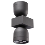 Уличный настенный светодиодный светильник 358114 STREET NT19 160 темно-серый IP65 LED 3000К 20W GALEATI