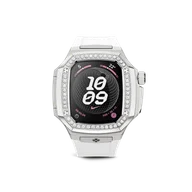 Корпус для Apple Watch SPIII41 - Серебристый с кристаллами