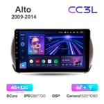 Teyes CC3L 9"для Suzuki Alto 2009-2014