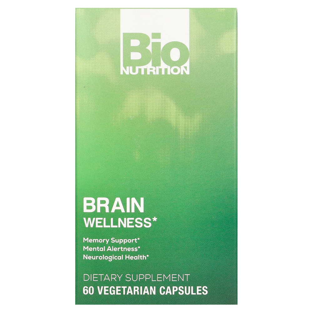 Bio Nutrition, средство для здоровья мозга, 60 вегетарианских капсул
