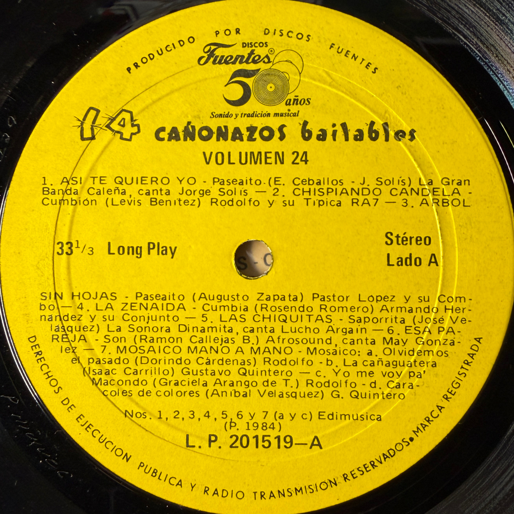 Сборник 14 Cañonazos Bailables Vol. 24 (Колумбия)
