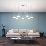 Citilux ATMAN SMART CL226A071 LED RGB Умная подвесная люстра Матовый Хром