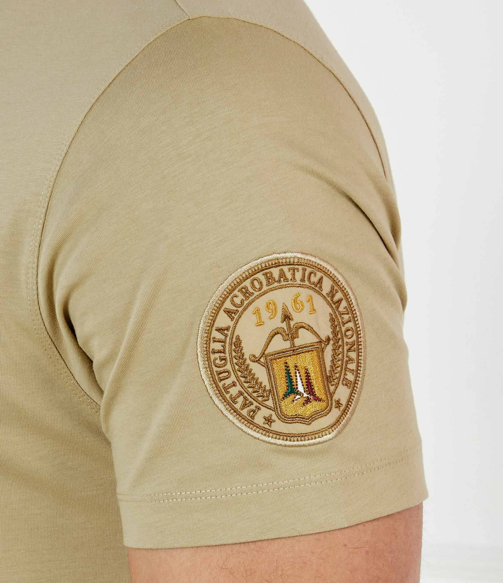 Футболка Aeronautica Militare - бежевый(TS2404J596)
