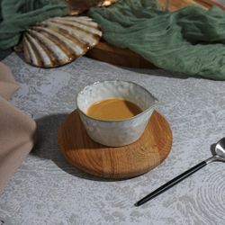 Соусник 75 мл d 8 см h4 см круглый керамика Gray Frutti di Mare P.L. [6]
