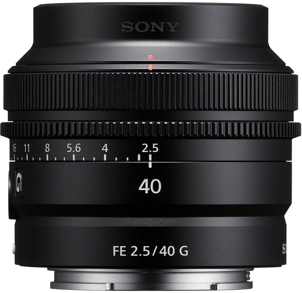 Sony FE 40mm f/2.5 G (SEL40F25G), черный