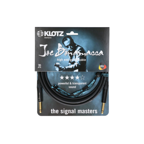Klotz JBNPP045 Высококачественный гитарный кабель Joe Bonamassa, джек/джек 6,3 мм, 4,5 м, Neutrik