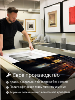 Картина Тихая Венеция модульная 50x70см 3шт.