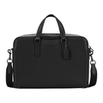 COACH Graham Pebbled Leather Handbag, Shoulder Bag, Crossbody Bag, Laptop Bag, Briefcase Large Men"s Black