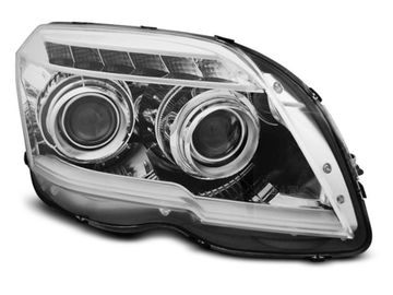 Фары передние TUBE LIGHT CHROME для Mercedes GLK X204