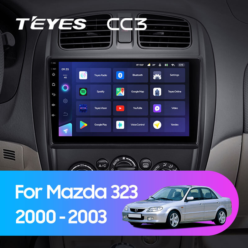 Teyes CC3 9" для Mazda 323 2000-2003
