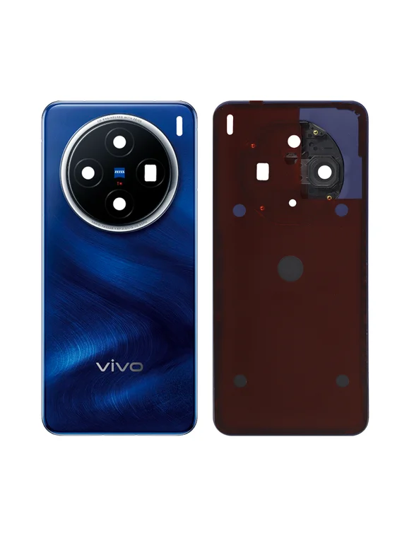 Задняя крышка для Vivo X200 синяя (Blue) со стеклом камеры