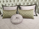 Виолет (Violet)  Комплект покрывало, плед, 5 подушек TEXTILE