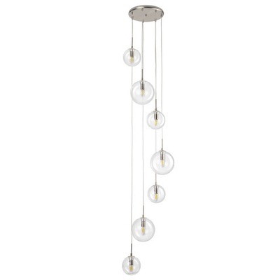 Citilux Томми CL102071 Люстра каскадная с прозрачными шарами