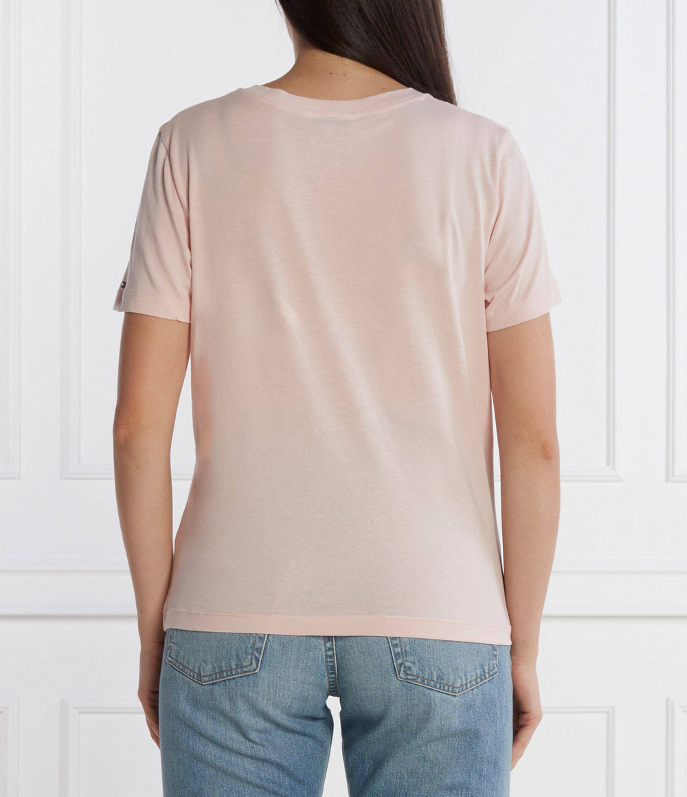 Футболка REG CORP LOGO C-NK SS Tommy Hilfiger - пудро-розовый(WW0WW40276)