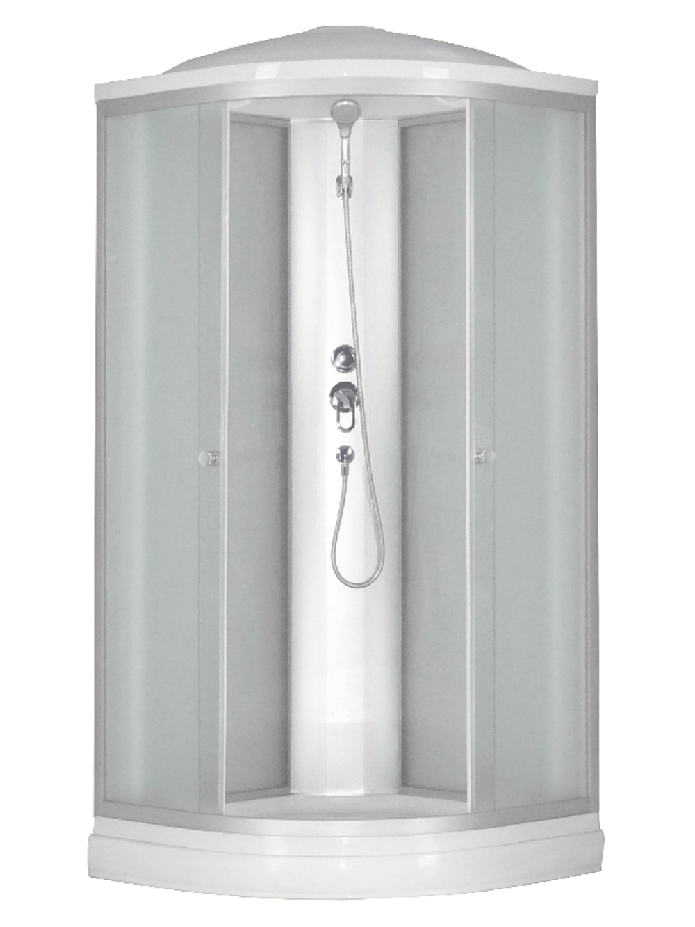 Душевая кабина RIVER NARA LIGHT 100/15 МТ 100x100x210 10000002955 Универсальная Четверть круга