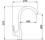 Смеситель для кухни Haiba HB70825-8 белый