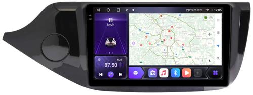 Магнитола для KIA Ceed 2 (JD) 2012-2018 (рамка глянцевая) - Kuberg EW-1781 QLed+2K, Android 12, Быстрая, CarPlay, 4G SIM-слот