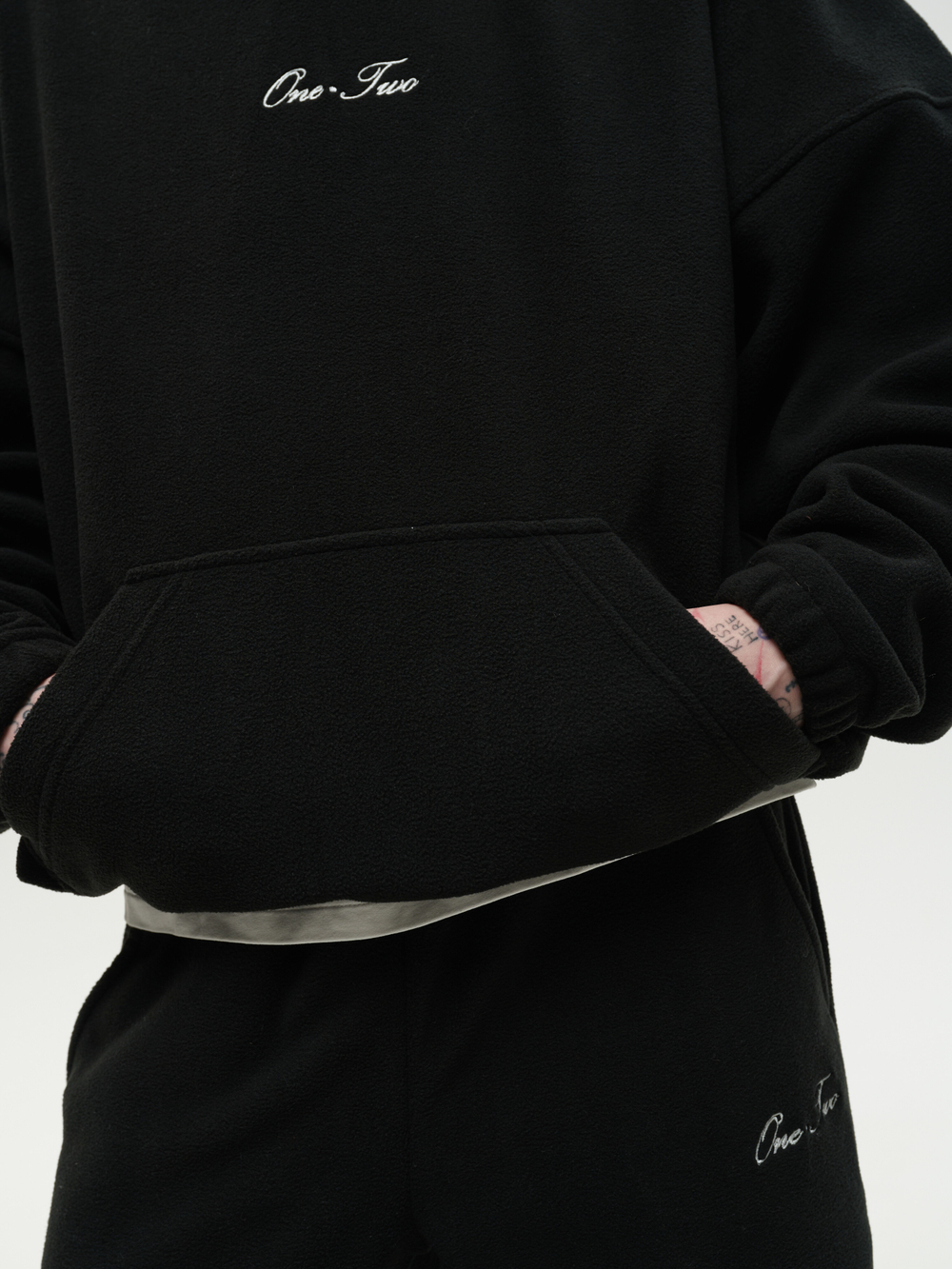 Drawstring Hoodie Black