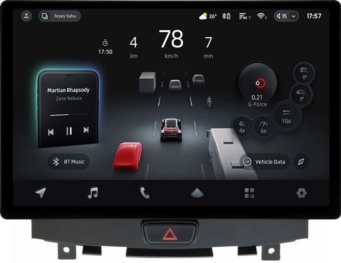 Магнитола для Infiniti EX35 2007-2009 - Teyes CC4-PRO монитор 13" 2K QLED на Android 13, Быстрейшая, Snapdragon 778G, ИИ, CarPlay, DSP, 4G SIM-слот
