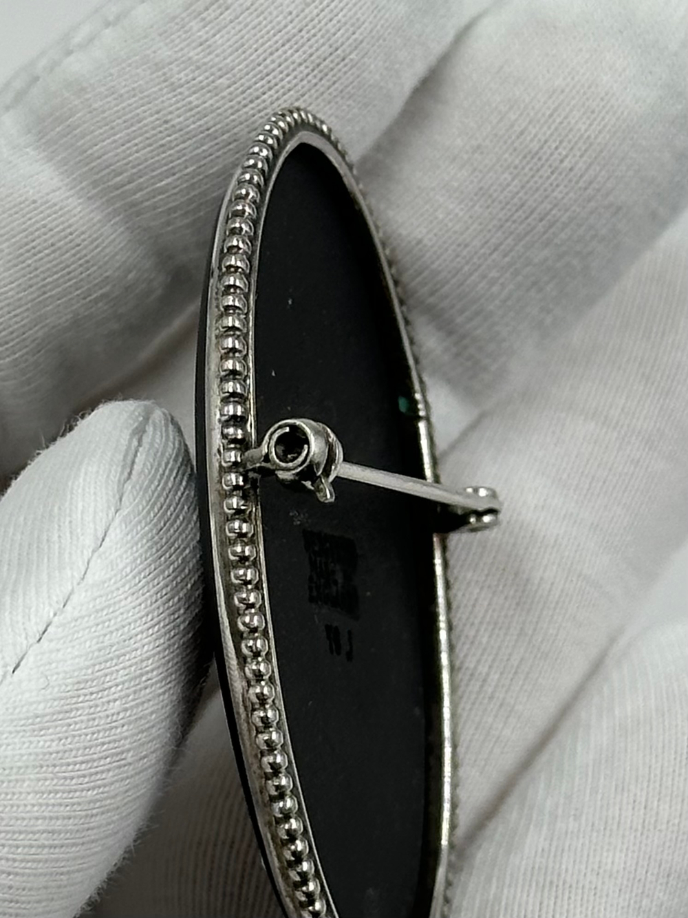 Брошь Wedgwood чёрная