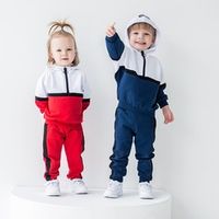 Олимпийка с капюшоном "Привет из 90-х" красная