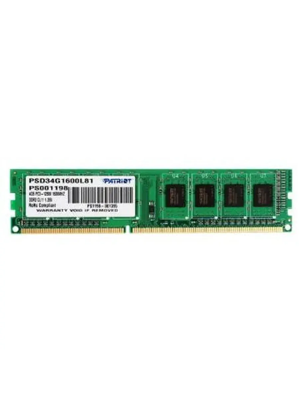 Оперативная память Signature PSD34G1600L81 4 ГБ