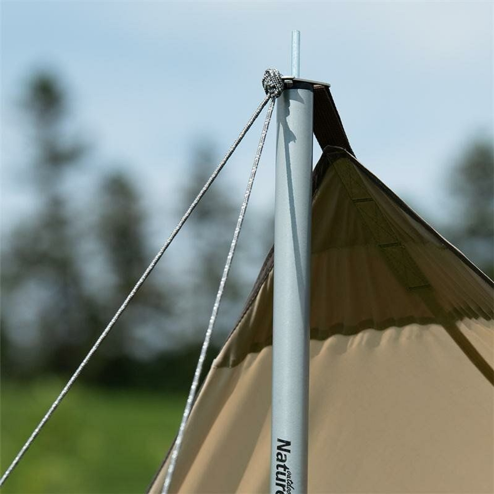 Тент Naturehike Girder NH20TM006, 150D, 500*292 см для кемпинга песочный (с двумя стойками), 6927595749654