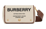 Burberry Cow Leather Messenger Bag, Shoulder Bag, Crossbody Bag Small Women"s White/Tan