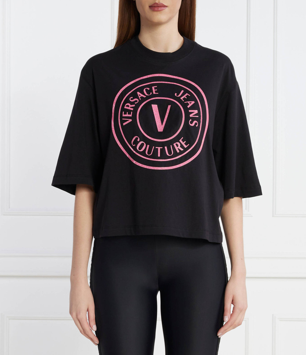 Футболка Versace Jeans Couture - черный(76HAHG05CJ00G)