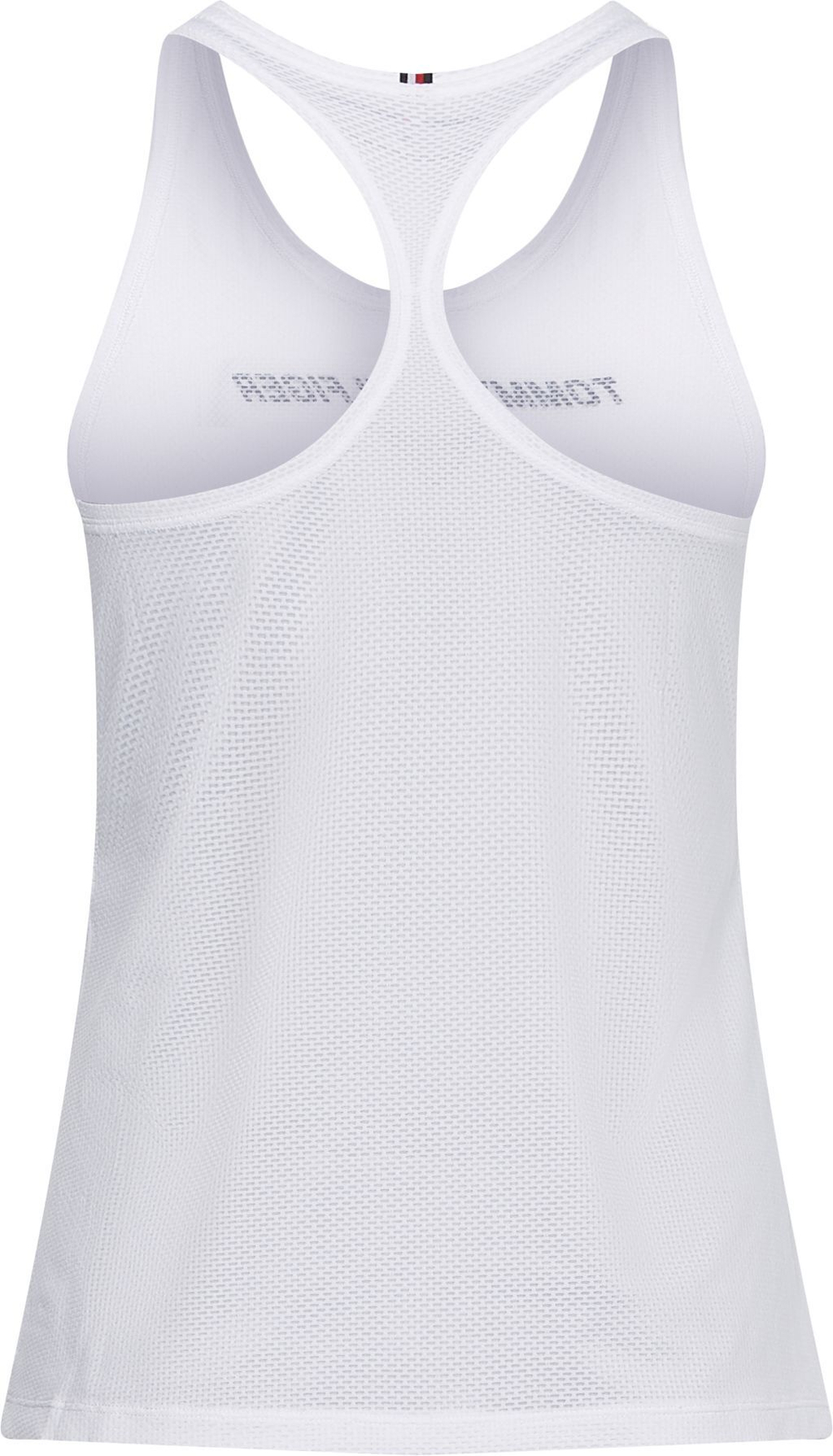 Женский топ теннисный Tommy Hilfiger Reg Graphic Mesh C-NK Tank Top - optic white