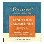 Teeccino, чай из обжаренных трав, одуванчик, карамель и орех, без кофеина, 25 чайных пакетиков, 150 г (5,3 унции)