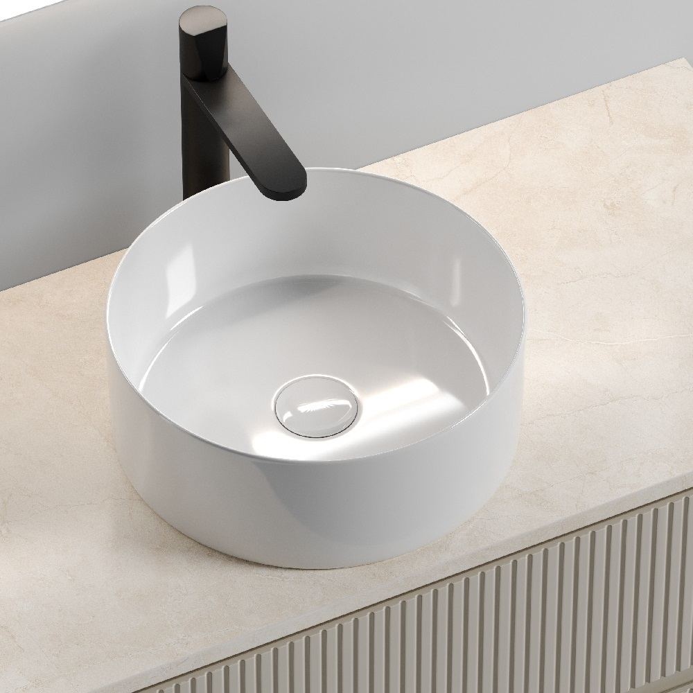 Тумба подвесная Sancos Snob T, Beige Soft 995х445х500, под столешницу с отверстием под смеситель, цвет Kreman, арт. SNT100CE
