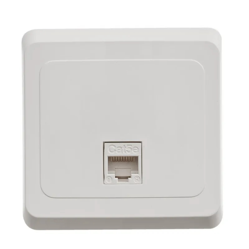 ЭТЮД С/У РОЗЕТКА компьютерная RJ45 кат.5e, БЕЛЫЙ