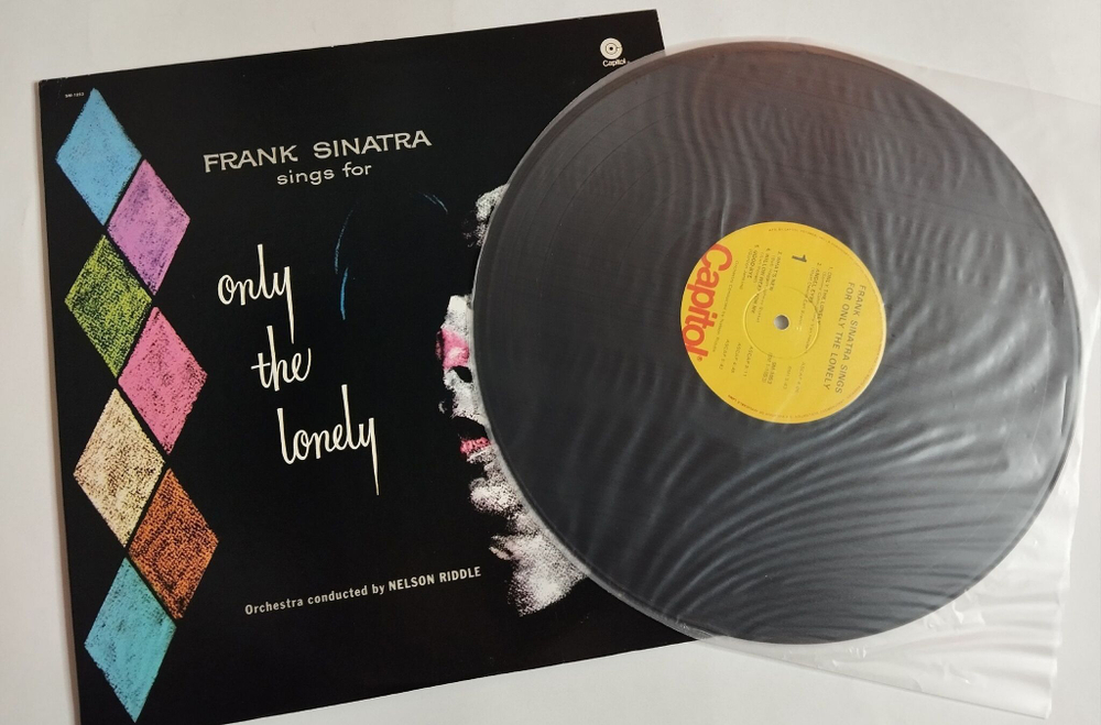 Винтажная виниловая пластинка LP Frank Sinatra Sings For Only The Lonely (USA 1975)