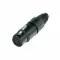 Neutrik NC5FX-BAG кабельный разъем XLR female черненый корпус 5 контактов