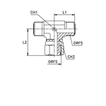 Соединение FNT D35-38 ORFS 2 (обжатая гайка)