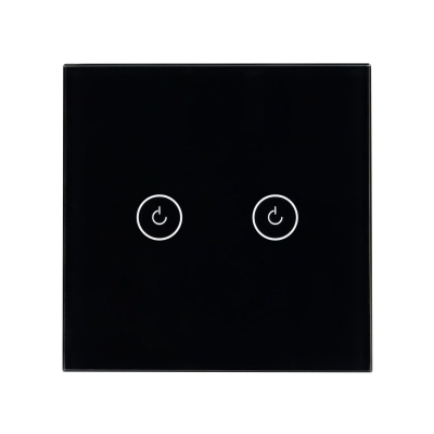 Выключатель сенсорный SWT-OMALI-S02-ZB-BK (250V, 10A, Zigbee) (Arlight, Стекло)