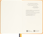 Блокнот Moleskine LE K-WAY (SKQP062KWORANGE026) 13х21 см, текстиль, 240 стр. без линовки, оранжевый