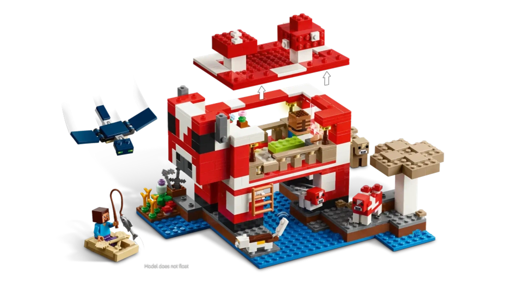 Конструктор LEGO Minecraft 21270 Мухоморный дом