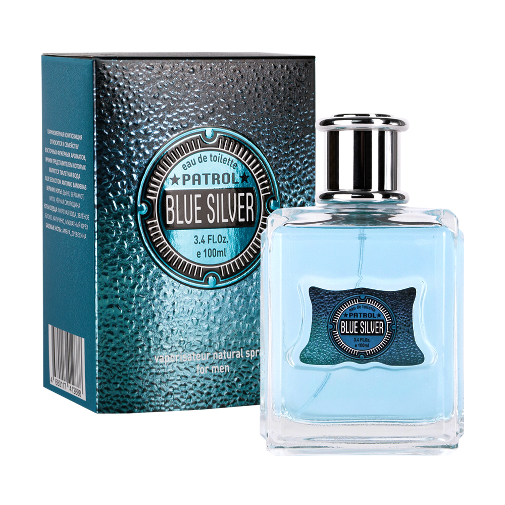 Вода туалетная Patrol Blue Silver (Патрол Блю Сильвер) – 100ml for men