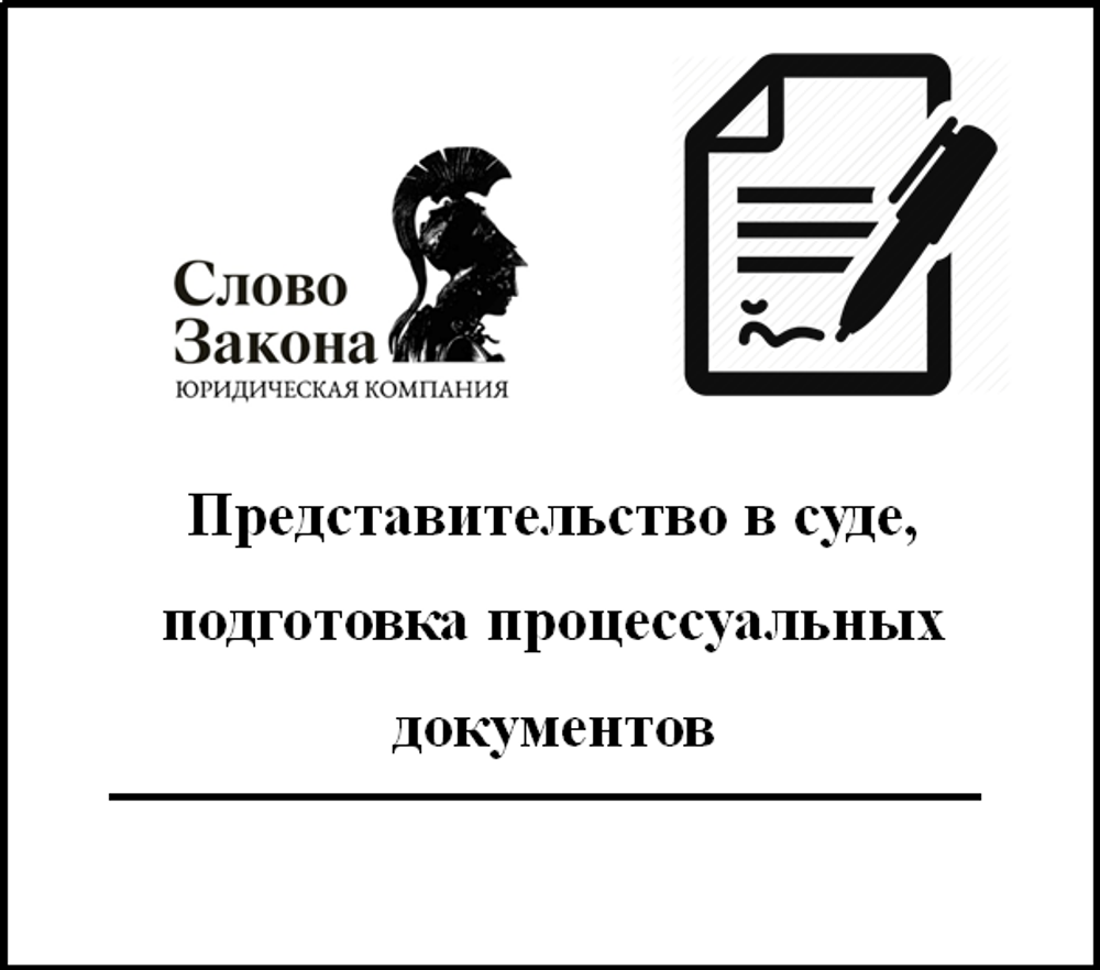 Представительство в суде, подготовка процессуальных документов